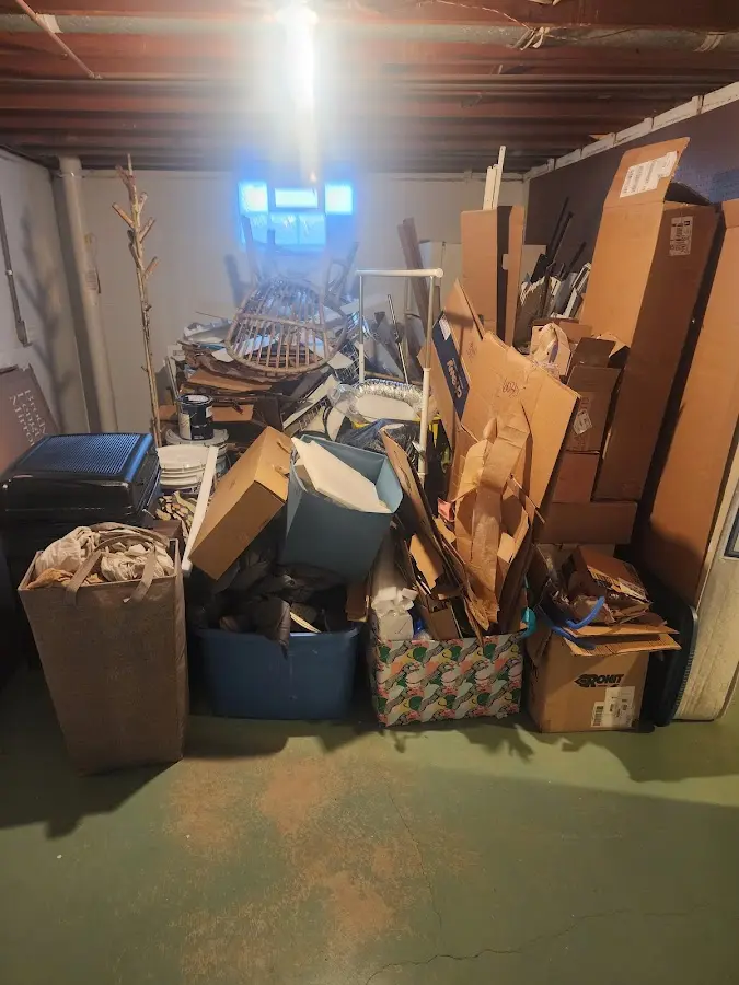 Roll-off dumpster container at job site for Construction Dumpster Rental in Dry Run